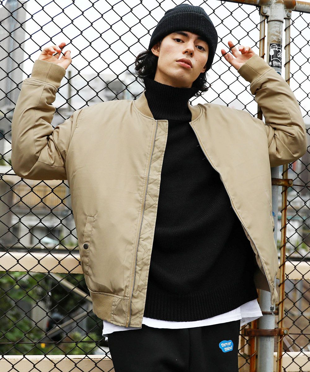 ポリエステルタフタ中綿入りMA-1ジャケット | MSG