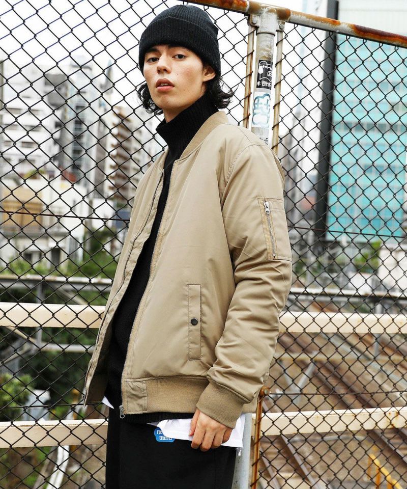 ポリエステルタフタ中綿入りMA-1ジャケット | MSG