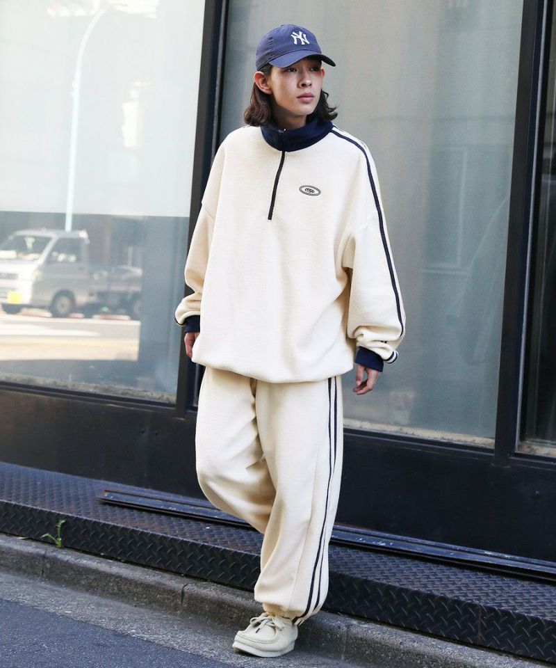 フリーススーパーワイドサイドラインパンツ | MSG