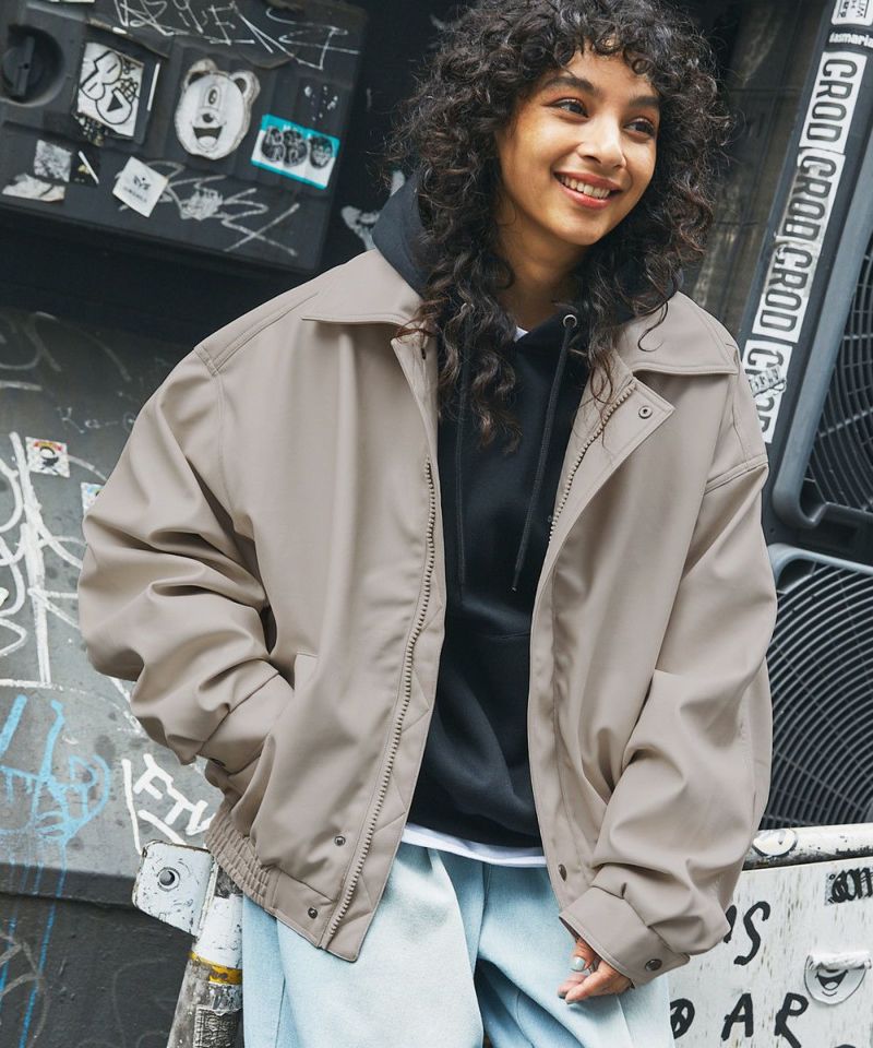 PUレザーブルゾン | MSG