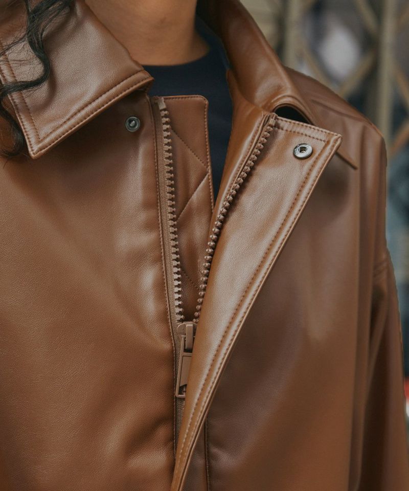 PUレザーブルゾン | MSG