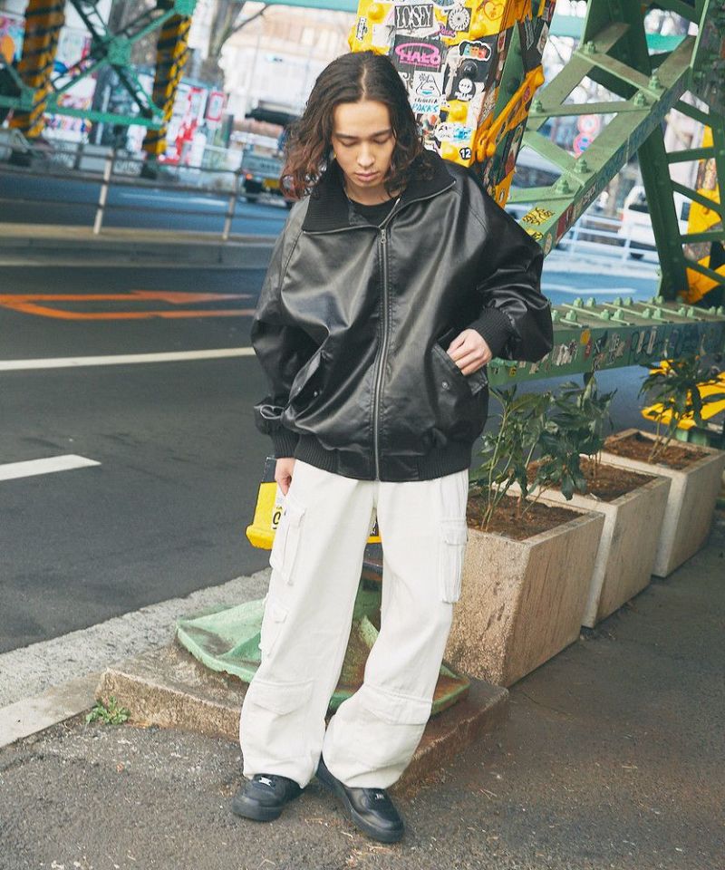 【USA製】ダックブルゾンジャケット 肉厚 XL相当 リメイク品 アタックベース 作業服 作業着 The tough 0734 ジャケット