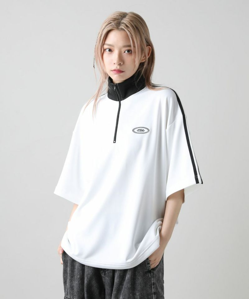 新品未使用 PGG Dry status ハーフジップカットソー