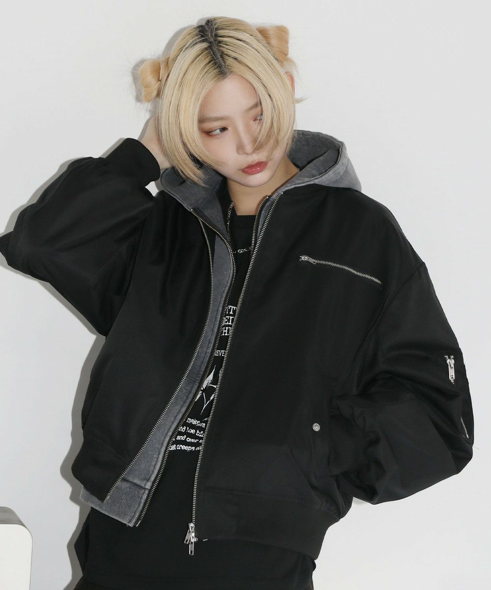 希少】DIESEL ダブルジップMA1 甘酸っぱく