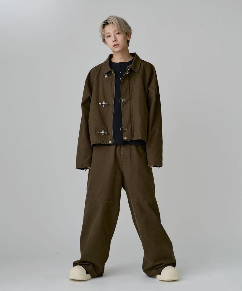 SET-UP着用可能】ファイヤーマンショート丈ダックジャケット | MSG