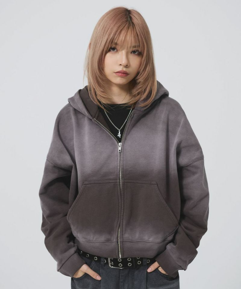 サンフェードショート丈ZIPパーカー【UNISEX】 | MSG