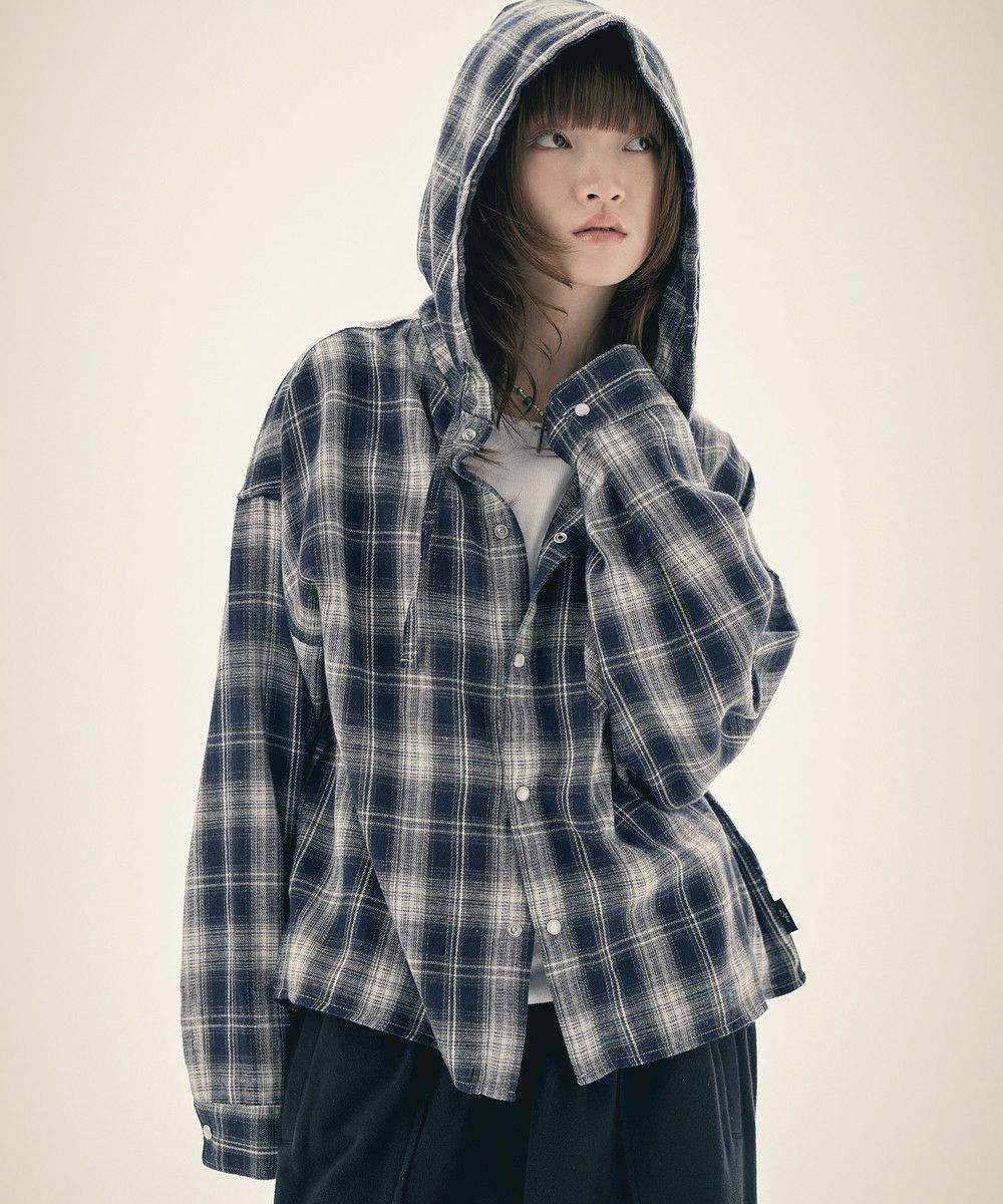 〓予約販売・2月中旬頃発送予定〓 オンブレチェックパールドットボタン